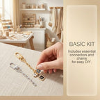 PAGOW 20pcs Keychain Making Kit, Alloy Key Chain Clips with Swivel Snap Hook Key Ring, Gold/Silver Purse Chain Bag Charm Extender Chains for DIY Crafts Handbag Jewelry Making - color: gold,silver,20pcs