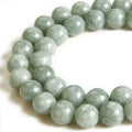 100pcs 8mm Burmese Jade Beads Natural Gemstone Beads Round Loose Beads for Crafting and Jewelry Making - color: Burmese Jade, size: 8mm