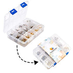 PH PandaHall 60 Sets Toggle Clasp, 15 Styles T-bar Closure Clasps IQ Toggle Clasps Flower Heart Clasps Fastener Hook Toggle Connectors TBar End Clasps for Necklace Bracelet Jewelry Making