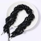 Natural Faceted Black Onyx Cube Stone Beads 5-5.5mm 60pcs/str Loose Square Semi Gemstone Stone Beads for Making Bracelets Necklace Earrings - color: Black Onyx