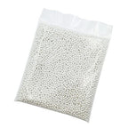 INSPIRELLE 4500pcs 5mm White Art Faux Pearl Beads ABS Round Loose Spacer Beads for DIY Craft Necklaces Bracelets Jewelry Making - color: White, size: 5mm