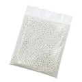 INSPIRELLE 4500pcs 5mm White Art Faux Pearl Beads ABS Round Loose Spacer Beads for DIY Craft Necklaces Bracelets Jewelry Making - color: White, size: 5mm