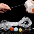 1mm Elastic Stretch Bead Cord for Jewelry & Bracelet Making, [100m] Stretchy Bracelet String, Ideal for Beading and Crafting - size: 1.0mm