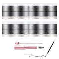 PASISIBICK 100 Pieces Plastic Beadable Pen Refills, 2.44 inch/6.2 cm Black Ink Smooth Writing Pen Refills for Bead Pens DIY PPL Gift(Pack of 100) - color: Black