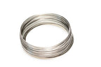 Beadalon Memory Wire Remembrance 75 coils Stainless Steel Round 0.61 mm (.024) Made in USA by CRAFT WIRE