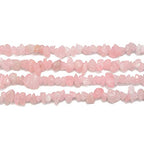 7-8mm Natural Rose Quartz Gemstone Chips Loose Beads Semi Precious for Jewelry Making DIY Handmade Craft Supplies 1 Strand per Bag Approxi 34" - color: Rose Quartz Chips