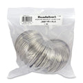 Beadalon Remembrance Stainless Steel Memory Wire, Round, Bracelet, Large, Bright, 8 oz, approx. 480 coils - size: Bracelet, Large, style: 8 oz, approx. 480 coils