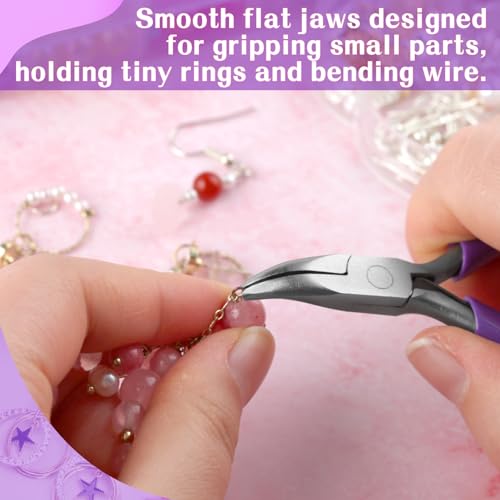 SPEEDWOX Mini Bent Nose Pliers - Jewelry Making Tools with Curved Small Pliers - style: Bent Nose Pliers