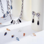 AHANDMAKER 60 Pcs Glass Icicle Prism Pendants, 10 Colors Electroplated Crystal Chandelier Glass Beads 20mm Top Drilled Drop Spacer Beads for DIY Craft Jewelry Necklace Bracelet Earring Making - color: 10 Colors Icicle Prism