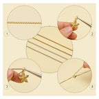 Jabogrii 20 Pack Box Necklace Chain for Jewelry Making Gold and Silver Necklace Bulk Stainless Steel Chain Craft Jewelry with Adjustable Extender for Women - color: Box Chain