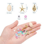 2938 Pcs Clay Beads Bracelet Making Kit, Flat Preppy Beads for Friendship Bracelets, Polymer Clay Bead with Charms for Jewelry Making - color: Clay Beads Kit (1 Box with Accessories)-about 2938pcs