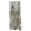 BEADIA Natural Spectrolite Tube Beads 13x4mm 30pcs Rectangle Loose Semi Gemstone Beads for Jewelry Making Design - color: Spectrolite Rectangle