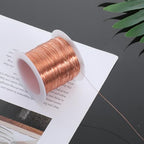 28 Gauge Bare Copper Wire 328 Feet Jewelry Wire 0.3mm Pure Copper Jewelry Beading Wires Soft Metal Plant Stem Tie for DIY Crafts Gardening Bonsai (Copper Tone)