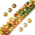 100pcs 8mm Peacock Agate Beads Natural Gemstone Beads Round Loose Beads for Jewelry Making - color: Peacock Agate, size: 8mm