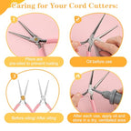 2 Pack Needle Nose Pliers, 6 Inch Long Nose Pliers Flat Nose Jewelry Pliers Small Nose Pliers Tools Wire Bending Pliers for Crafts Jewelry Making Supplies (Pink)