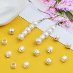 100pcs Alloy Round Column Spacer Beads Large Hole (4 mm) Tube Loose Beads Bulk Metal Spacers Craft Supplies for DIY European Bracelet Necklace Earrings Jewelry Making, Bright Silver - color: Bright Silver