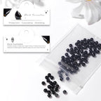 Raicegs 100pcs 4mm Black Tourmaline Beads Natural Gemstone Beads Round Loose Beads for Jewelry Making DIY Bracelets Necklace - color: Black Tourmaline, size: 4mm Round