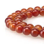 180pcs Adabele Natural Carnelian Red Agate Healing Gemstone 4mm (0.16 Inch) Small Round Beads Gem Stone Spacer for DIY Craft Jewelry Making GS14-4 - color: Carnelian, size: 4mm (180pcs/2 strands)