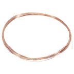 PATIKIL 16.4 Feet Solid Bare Copper Wire, 28 Gauge 99.9% Pure Copper Wire 0.35mm Soft Beading Wire Metal Plant Stem Ties for Jewelry Craft (5m) - size: 0.35mmx5m