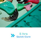BBDINO Silicone Mold Making Kit Super Elastic Liquid Silicon for Molds Making 70.6 oz, Fast Cure Soft Mould Maker Silicone Rubber for Casting with Resin/Silicone/Jewelry/Soap/Wax/Plaster - color: 70.6 Oz Clear