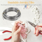 M METERXITY 10 Gauge Stainless Steel Craft Wire, 2.5mm 32.8 ft Bendable Floral Snare Wire for Jewelry Making/Sculpting/Armature Crafting/Floral Bonsai/DIY Crafts - size: 10 Gauge x 32.8 ft