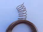 15 Gauge Anodized Aluminum Wire 49 Feet for Jewelry Making Craft DIY（1.5mm,Brown,41515） - color: Brown, size: 15 Gauge