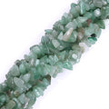 GEM-Inside Crystal Stone Chips for Jewelry Making Genius Gemstone Freeform Loose Beads with Hole for Bracelet Necklace Making Adults 34" (Aventurine, 7-8mm) - color: Aventurine