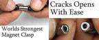 Rose Quartz Bracelet - 8mm Healing Crystal for Love, Unisex - color: 01: Black Onyx, style: A: 6-6.4 inches