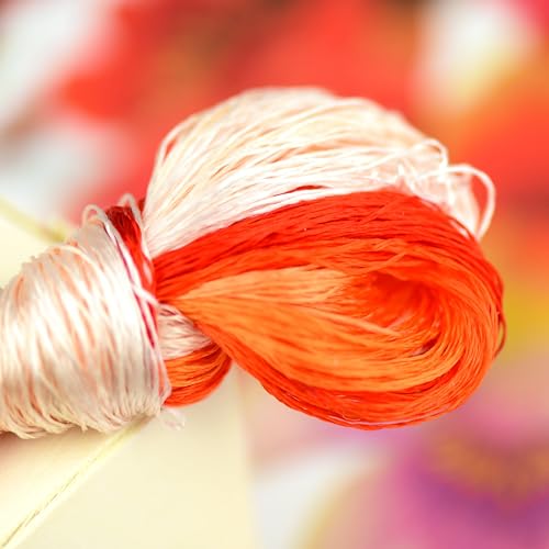 Natural 100% Mulberry Handmade Embroidery Silk Thread Silk Floss (26) - color: 26