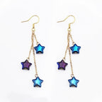 INSPIRELLE 10mm Star Beads 300pcs Electroplated Crystal Glass Spacer Beads for Jewelry Bracelet Necklace Making