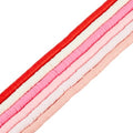 SUNNYCLUE 1 Box 2118pcs 6 Strands 6mm Polymer Clay Beads Pink Clay Beads Bulk Flat Round Spacer Funtopia Heishi Disc Strand Bead Bulk for Jewelry Making Valentine's Day Earring Bracelet DIY Crafts - style: Style 1