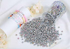 LAIDANLA 1500PCS Acrylic Letter Beads Alphabet Colorful Letters Silver Round Bead 7×4mm for Jewelry Bracelets Necklaces Key Chains Making - color: F-Colorful Letter Silver Beads