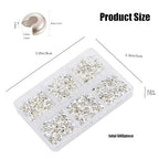 600 Pieces Crimp Bead Covers 4mm Open Half Round Crimp Bead Knot Cover Silver Small Beads for Jewelry Craft Making - color: Silver