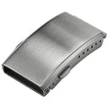 watchdives Watch Buckle 18mm Stainless Steel Watchband Clasp Silver Fold Safety Milled Clasp Replacement - color: Silver, size: 18mm