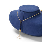 Microfiber Jewelry Bust Display Necklace Pendant Small Jewelry Necklace Display Stand for Showcase(Blue) - color: Blue