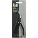 The Beadsmith Flat Nose Pliers – Extra Fine Tips – 4.5 inches (114mm) – PVC Grip Handle with Double Leaf Springs – Jewelry Making Tool for Creating Bracelets, Earrings and Necklaces - style: Flat Nose