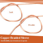 Therwen 12 Gauge Copper Wire for Electroculture, Gardening Plants, Jewelry Making DIY Beading Craft Bendable Solid Bare Copper Wire, 1 Pound Spool(0.080'' Dia, 52.5' Length) - size: 0.080'' Dia, 52.5' Length, style: 12 Gauge