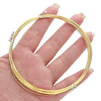 BEADIA 14K Gold Plated Wire 0.6mm 5 Meters Bead Cord for Bracelet Necklace Charm Beading Jewelry Making Findings - size: 0.6mm, style: 14K Gold