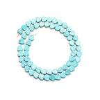 6mm Natural Turquoise Stone Beads Heart Shape Cute Fine Gems Spacer Beads Fit Jewelry Making DIY Exquisite Necklace Bracelet Accessory - color: Turquoise
