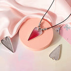 Pandahall 50pcs Tibetan Style Alloy Heart Large Pendant Cabochon Bezel Settings Cabochons Tray Cover Necklace Charms Antique Silver