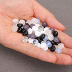 BONNY BOXX 1 Strand Natural 5 * 8mm Black White Shade Rondelle Beads, Natural Abacus Disk Stone Beads Loose Spacer Gemstone for DIY Bracelet Necklace Jewelry Making - color: Black White Shade, size: 5*8MM