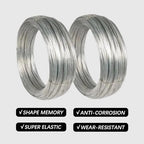 Nitinol Shape Memory Wire 0.15mm x 32.8ft Silver Super Elastic Nitinol Wire Pre-Trained Straight, High Flexibility, Corrosion-Resistant NiTi for Robotics, Science Kits & DIY Projects - size: 0.15mmx10m (0.0059"x32.8ft), style: Silver