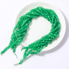 Natural Faceted Green Aventurine Cube Stone Beads 5-5.5mm 60pcs/str Loose Square Semi Gemstone Stone Beads for Making Bracelets Necklace Earrings - color: Green Aventurine