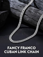 Bandmax Cuban Link Necklace for Men, Stainless Steel Chain, 5/7/10/13.5mm - color: a. 5mm Stainless, size: 26 inch