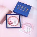 NCB 2.3-Piece 4mm Natural Crystal Gemstone Stretch Bracelets – Handmade Reiki Energy Healing Jewelry for Meditation,Yoga, Unisex - color: 2PCS ( Pink Quartz+Rhodochrosite ), size: 4mm