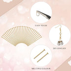 Junkin 2800 Pieces Flat Head Pins for Jewelry Making DIY, Head Pins Set 0.63 Inch, 0.71, 0.79, 1.18 Inch Earring Bracelet Pendant Jewelry Making (Gold) - color: Gold