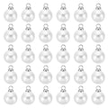 PATIKIL Pearl Charm, 100pcs Pearl Beads Faux Pearl Pendant Charm DIY for Jewelry Making Bracelets Earrings Necklace Crafts - color: Silvery White, size: 8mm