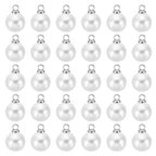 PATIKIL Pearl Charm, 100pcs Pearl Beads Faux Pearl Pendant Charm DIY for Jewelry Making Bracelets Earrings Necklace Crafts - color: Silvery White, size: 8mm