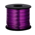 Aluminum Craft Wire, 75 Feet 1.5mm/ 16 Gauge Purple Bendable Soft Metal Aluminum Sculpting Wire Roll Bulk for DIY Crafts Jewelry Making - color: Purple, size: 16 Gauge