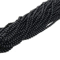 600PCS Black Glass Round Beads Bulk， Imitative Jade Beads, Lava Beads, Bracelet Loose Beads for Jewelry Making Earring, Necklaces, and DIY Crafts (8mm Black) - size: 8mm Black